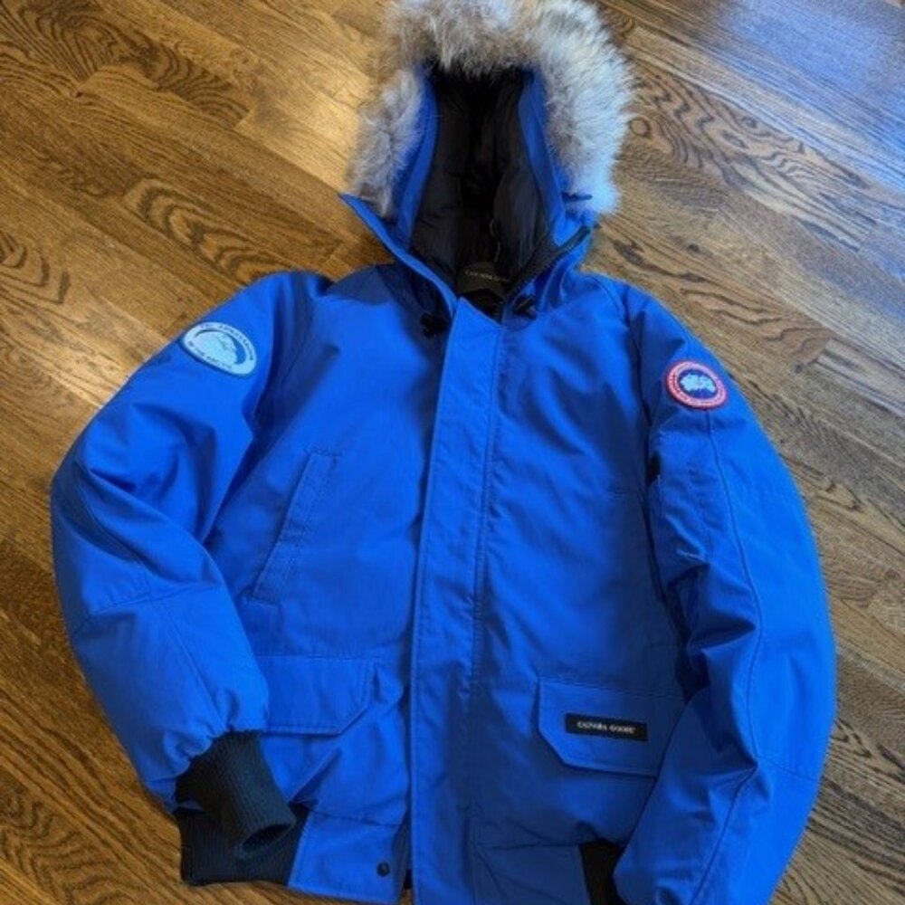 Men's Canada Goose Chilliwack Bomber Jacket PBI Blue (Medium)
